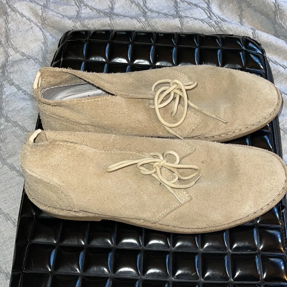 Barneys New York Suede Oxford Shoes - Picture 1 of 6